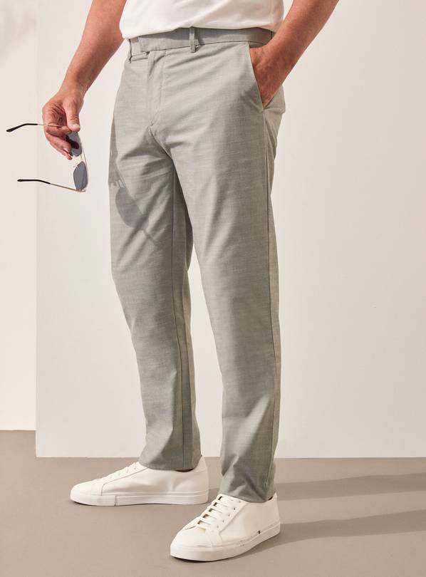 UNION WORKS Pale Green Tailored Trousers  38R